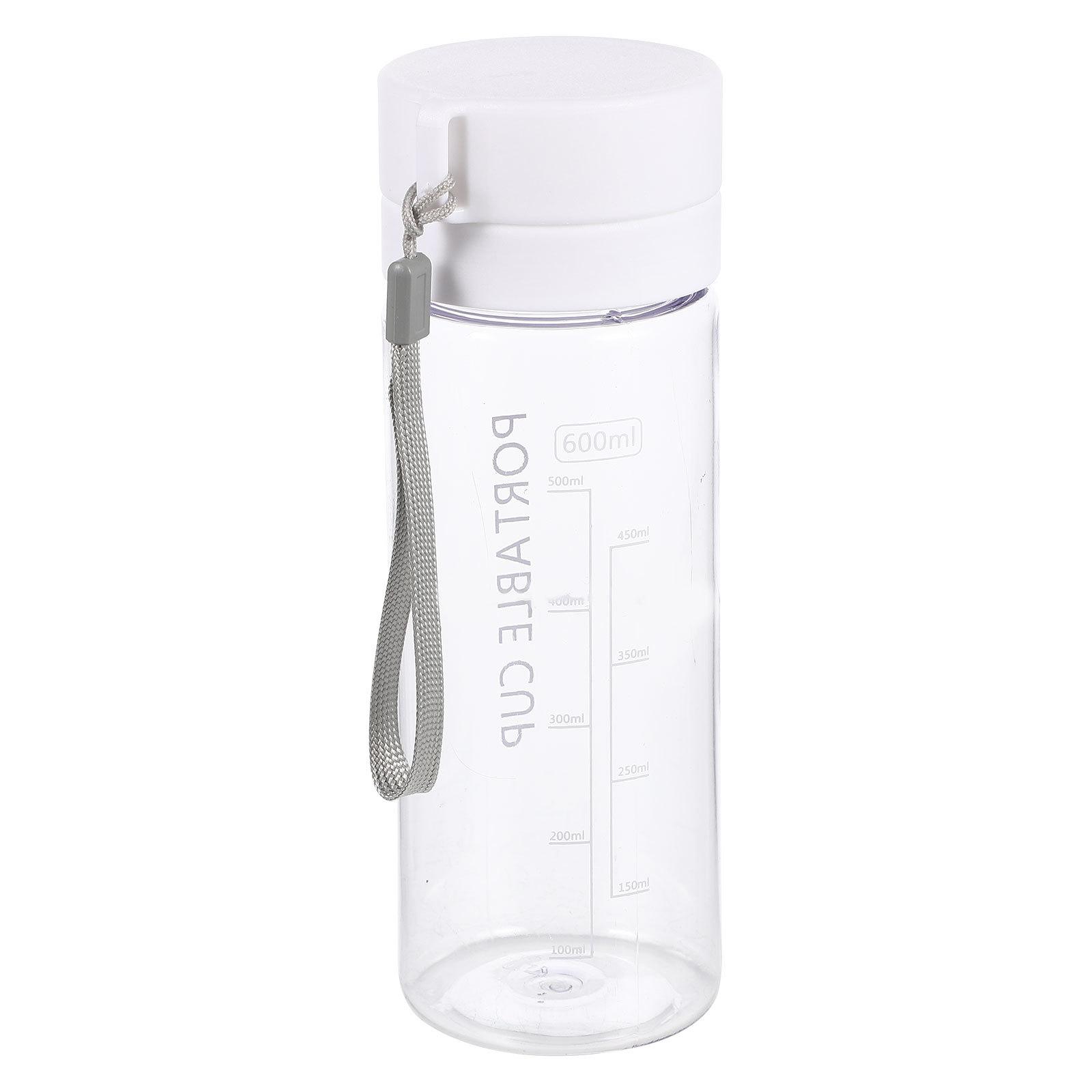 

Large Capacity Leakproof Water Bottle Portable for Outdoor Travel Sports with Measurement Scale Squeeze Design Straw other