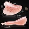 Triangle Heart-Shaped Resin Gua Sha Board - Meridian Facial Scraping Stick for Beauty and Chin Massage.
