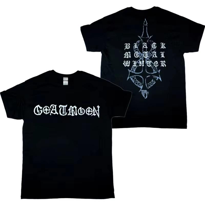 Goatmoon Race of Heroes T-Shirt Black Streetwear Oversized Casual Men's Women Clothing Loose Classic Cotton Tee Top Harajuku Y2k