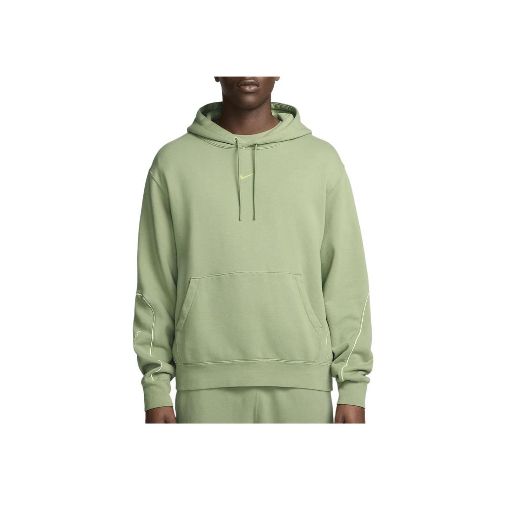Nike x NOCTA NRG Fleece CS Hoodie (Asia Sizing) Oil Green/Light Liquid Lime Unisex Streetwear FN7660-386