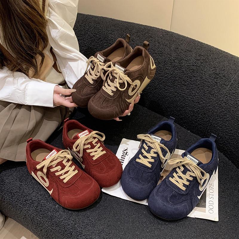 Platform Women's New Autumn Student Versatile Casual Shoes Sports Board Shoes Increase Height and Ugly