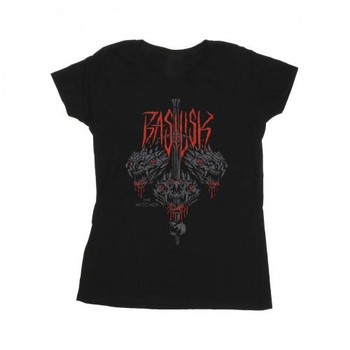 Netflix Womens/Ladies The Witcher Basilisk Cotton T-Shirt