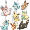 Anime Eevee Acrylic Keychain Kawaii Cartoon Jolteon Flareon Espeon Bag Charm Pendant Fans Gifts Keying Jewelry Hanging Toys Gift