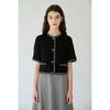 Half Sleeve Tweed Jacket B3m3j105