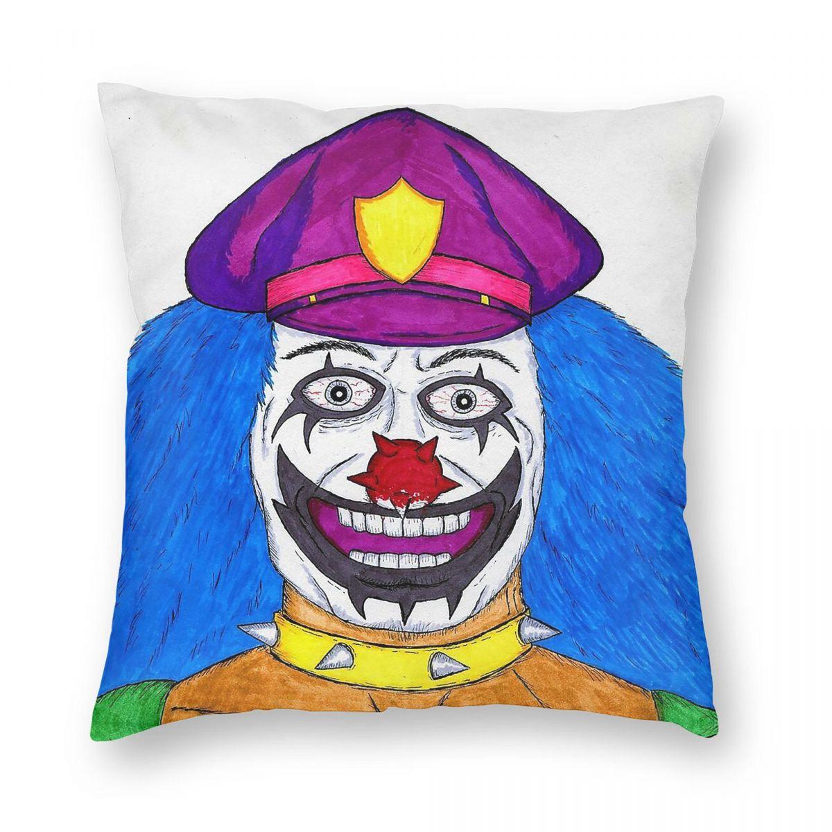 Metalocalypse Doctor Rockso Square Pillowcase Polyester Linen Velvet Pattern Zip Decorative Throw Pillow Case Room Cushion Cover Peach skin 18*18(CM)-1Pcs