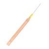 2Pcs Wooden Handle Hook Needle Lace Wig Making Knitting Micro Ring Loop Hair Extension Weaving Crochet Hook Needle Tools