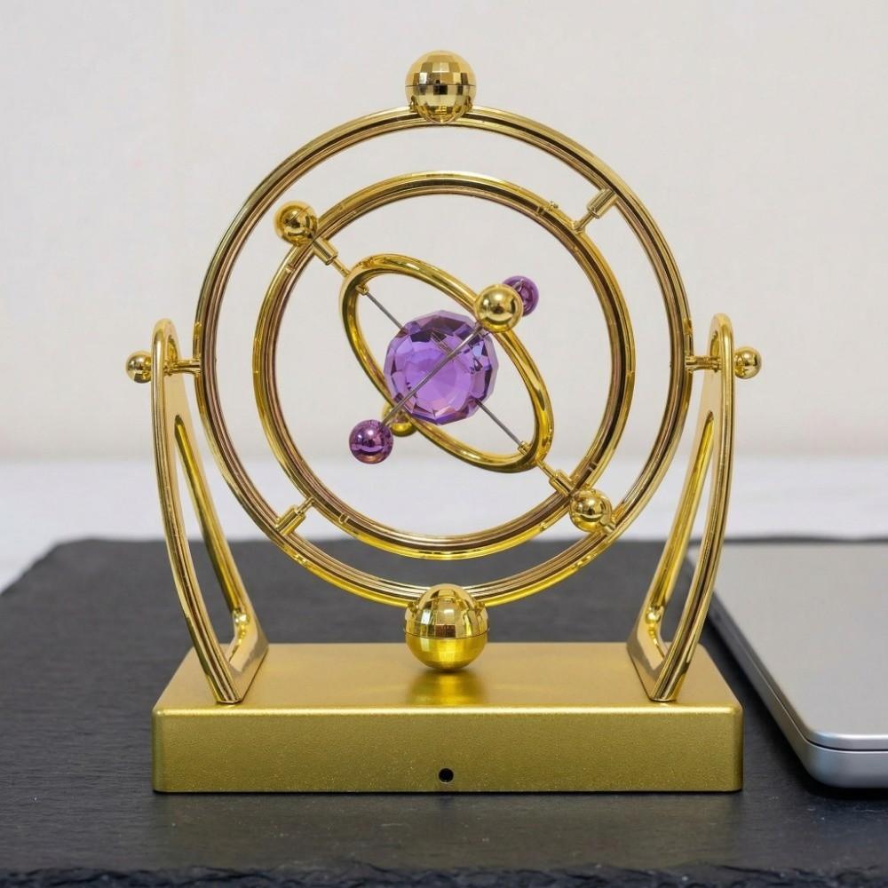 Magnetic Balance Celestial Orbit Pendulum Battery Powered Art Desk Decor  Teachers Gift