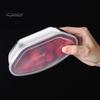 Heat Resistant Egg Steamer Stainless Steel Steaming Plate, Fan Shaped Divided Steam Rack, Food Tray Non Stick Culinary Tool for Household Cooking