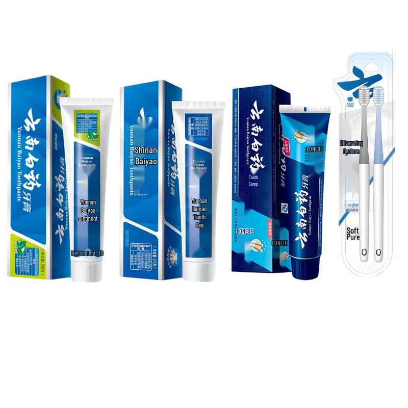 

Yunnan Baiyao Fluoride-Free Multi-Effect Toothpaste Bundle