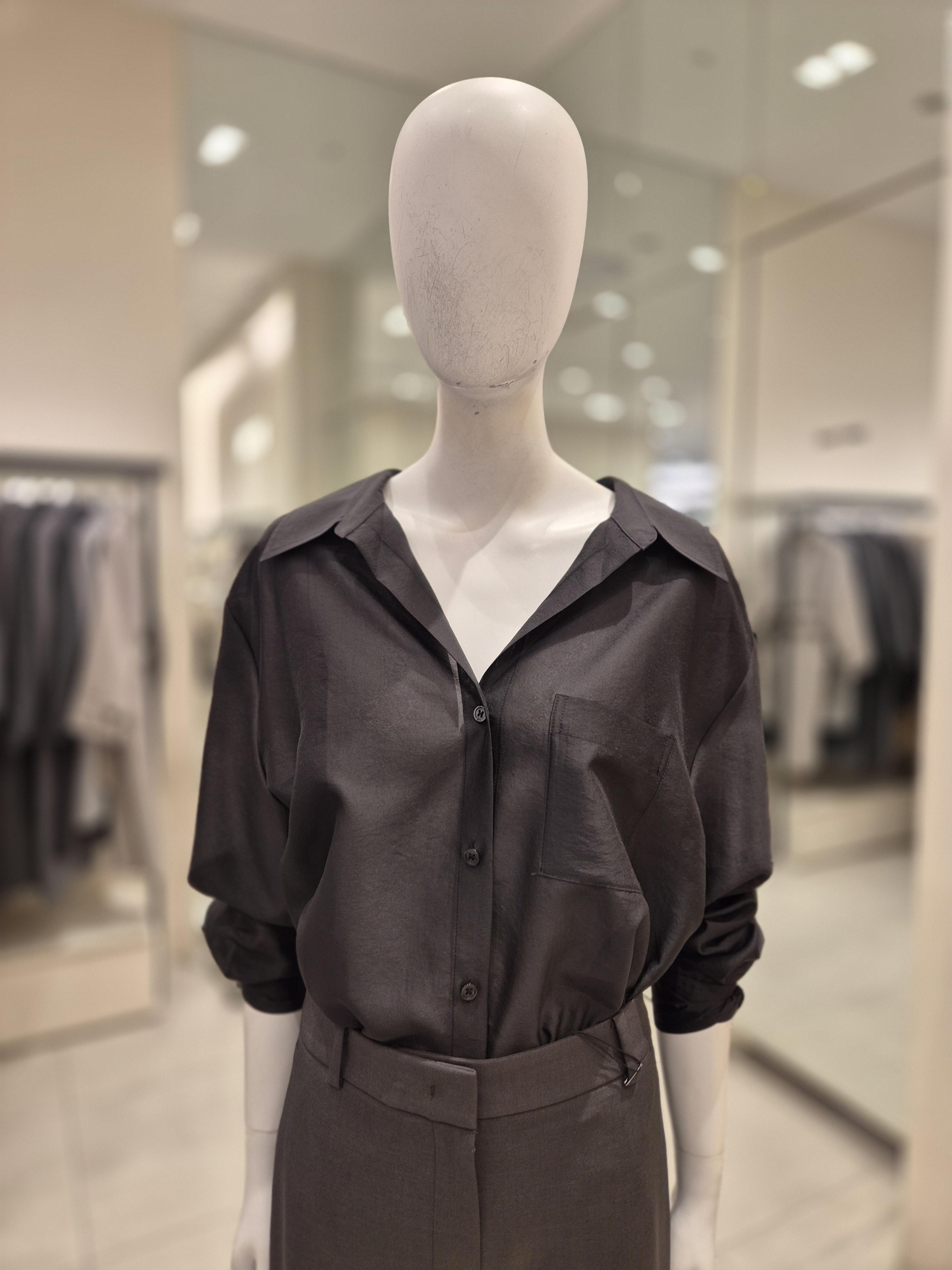 Sheer Open Collar Shirt TWWSTP72050 M