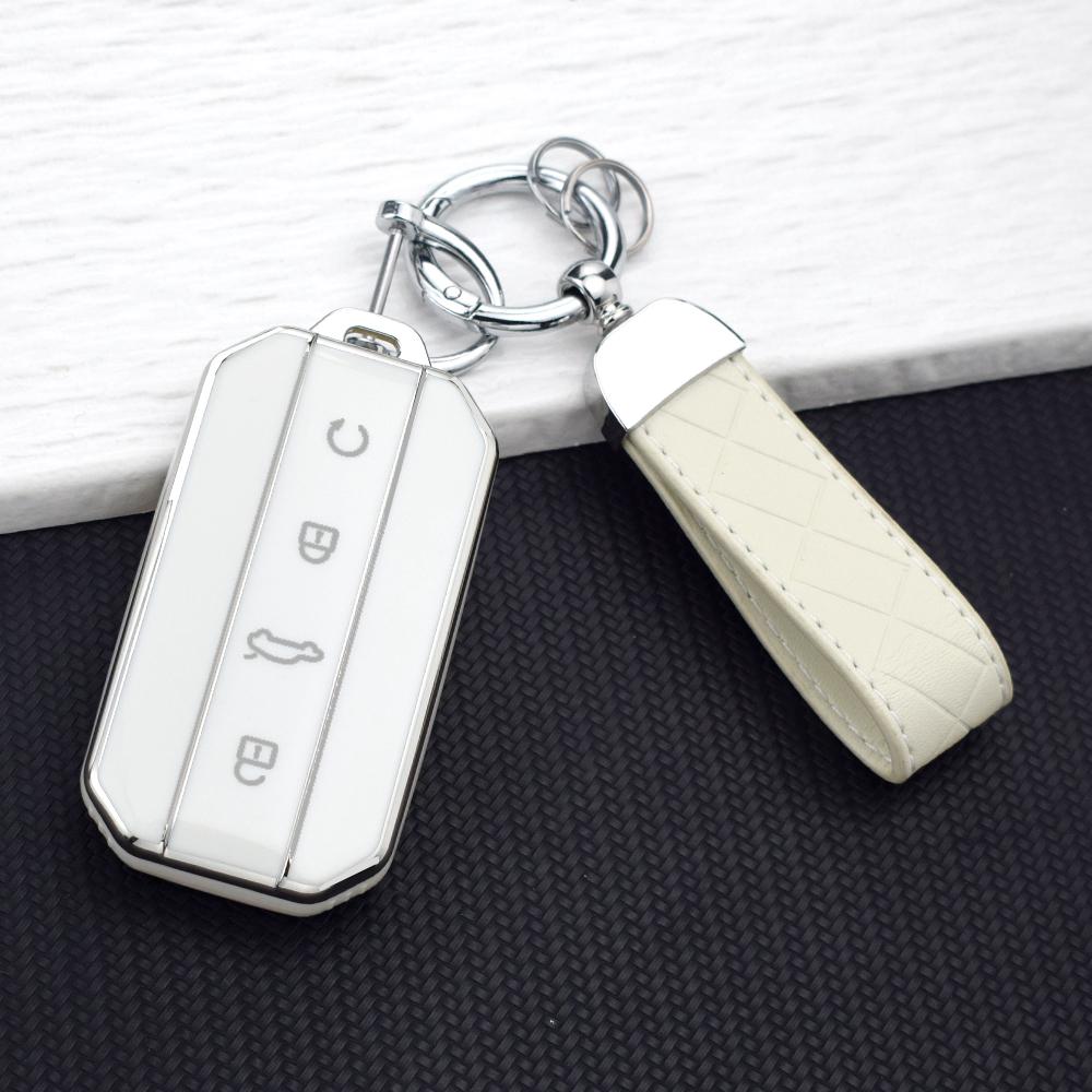Auto Protection Key Shell Bag For Chery Jaecoo J5 J7 Tpu Car Key Case Cover Keychain Housing Holder Car Accessories