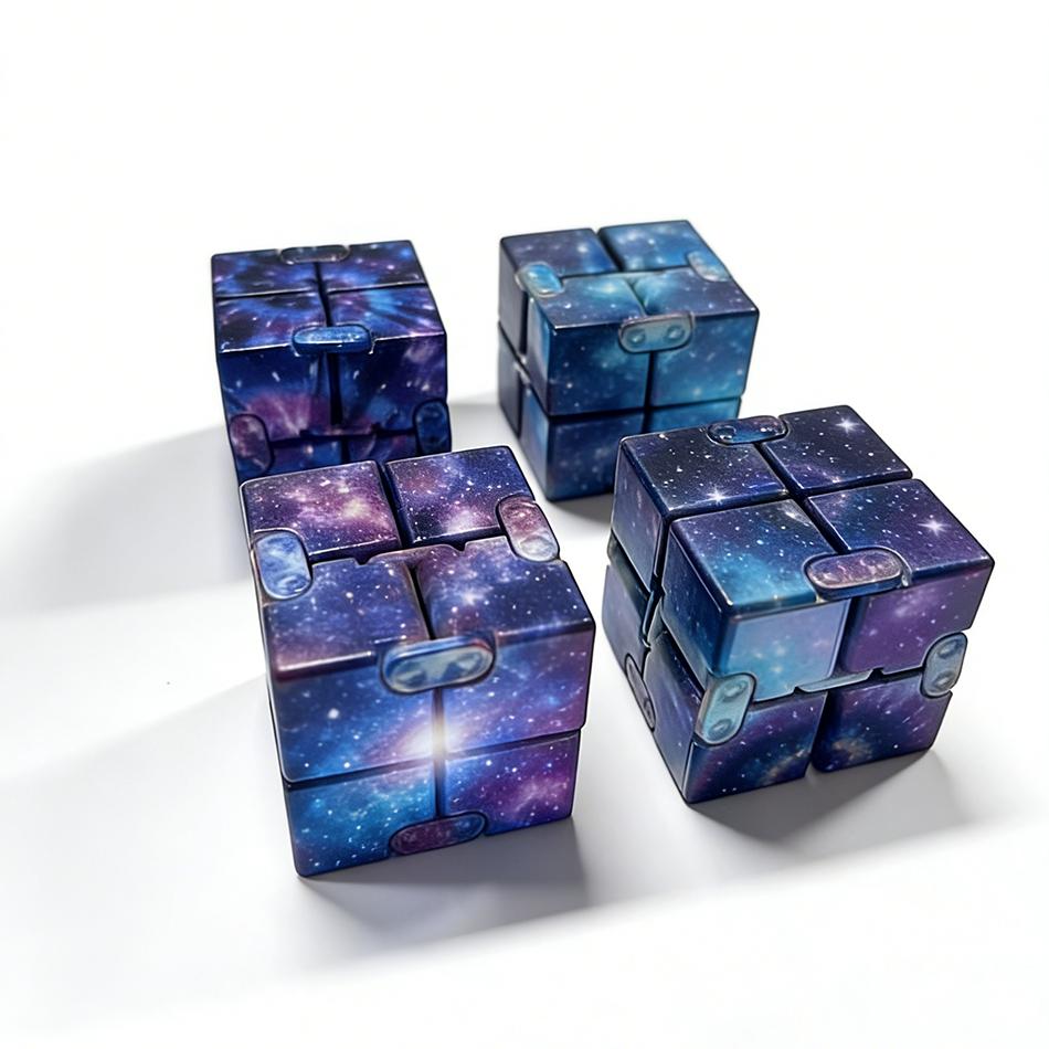 Infinity Cube Second Order Anxiety Toy Finger Game Puzzle Stress Relief Magic Finger Gift for Children