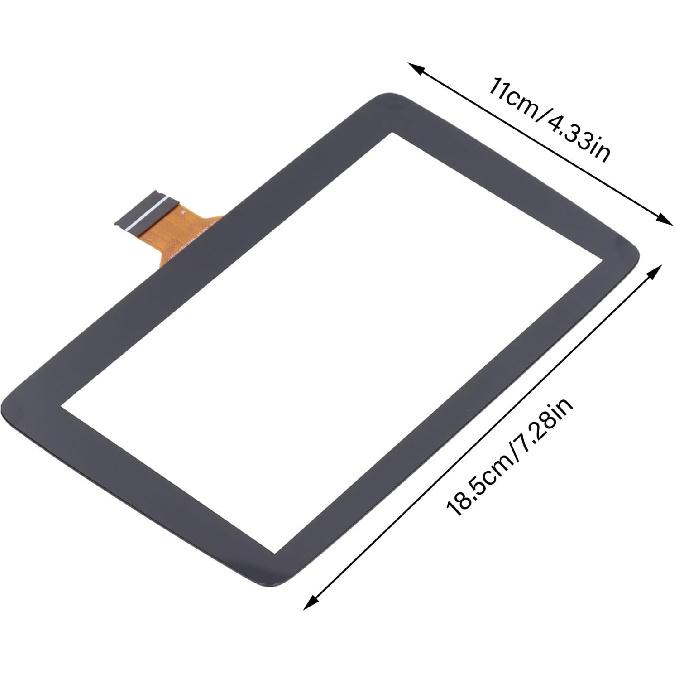 Ymiko 7" Touch Screen Digitizer Replacement for 2014-2016 Mazda 3 Infotainment Display BHP1611J0D K40005A29F Navigation Screen Glass Acrylic