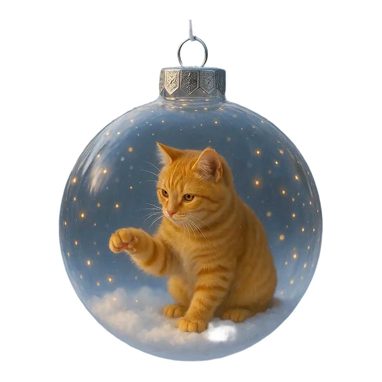 

Cute Christmas Ball Ornament Themed Christmas Tree Decoration Hanging Ornament One Size