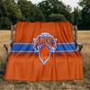 York Knicks Flannel Blanket, Use for Birthday/Holiday Gift, Soft Blanket for Sofa/Bed/Camping/Office/Tourism Use,All Seasons