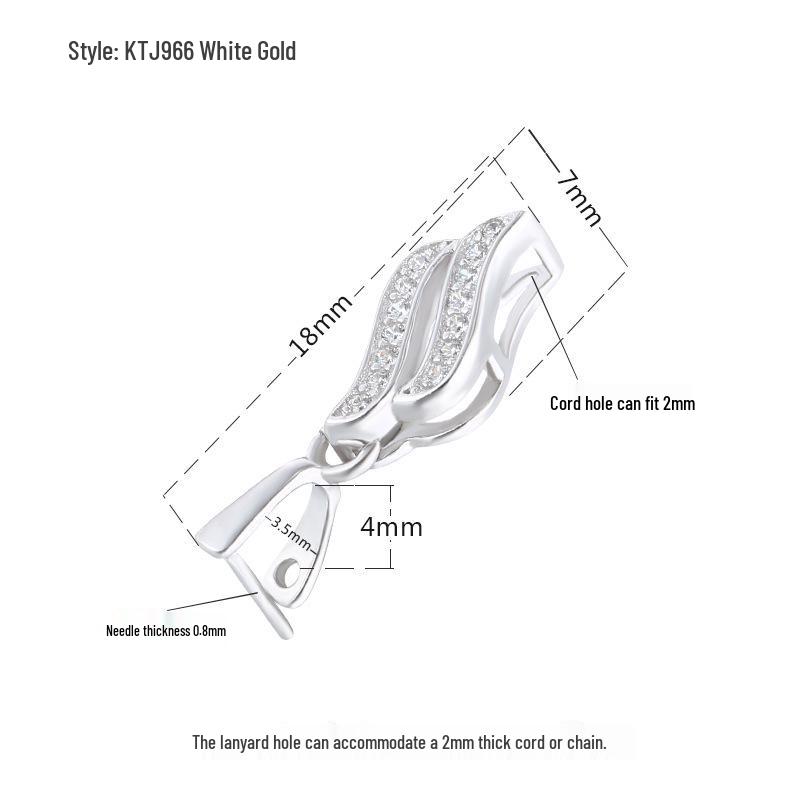 

Подвеска-клипса из серебра 925 пробы для ожерелий из нефрита, янтаря, пчелиного воска, бирюзы для DIY