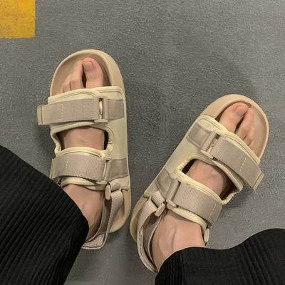 Scarpe Estive alla Moda Donna Sandali Piattaforma Bassi Donna Morbidi Casual Open Toe Zeppe Scarpe Donna Sandalo da Spiaggia Denim Comodi Sandalias