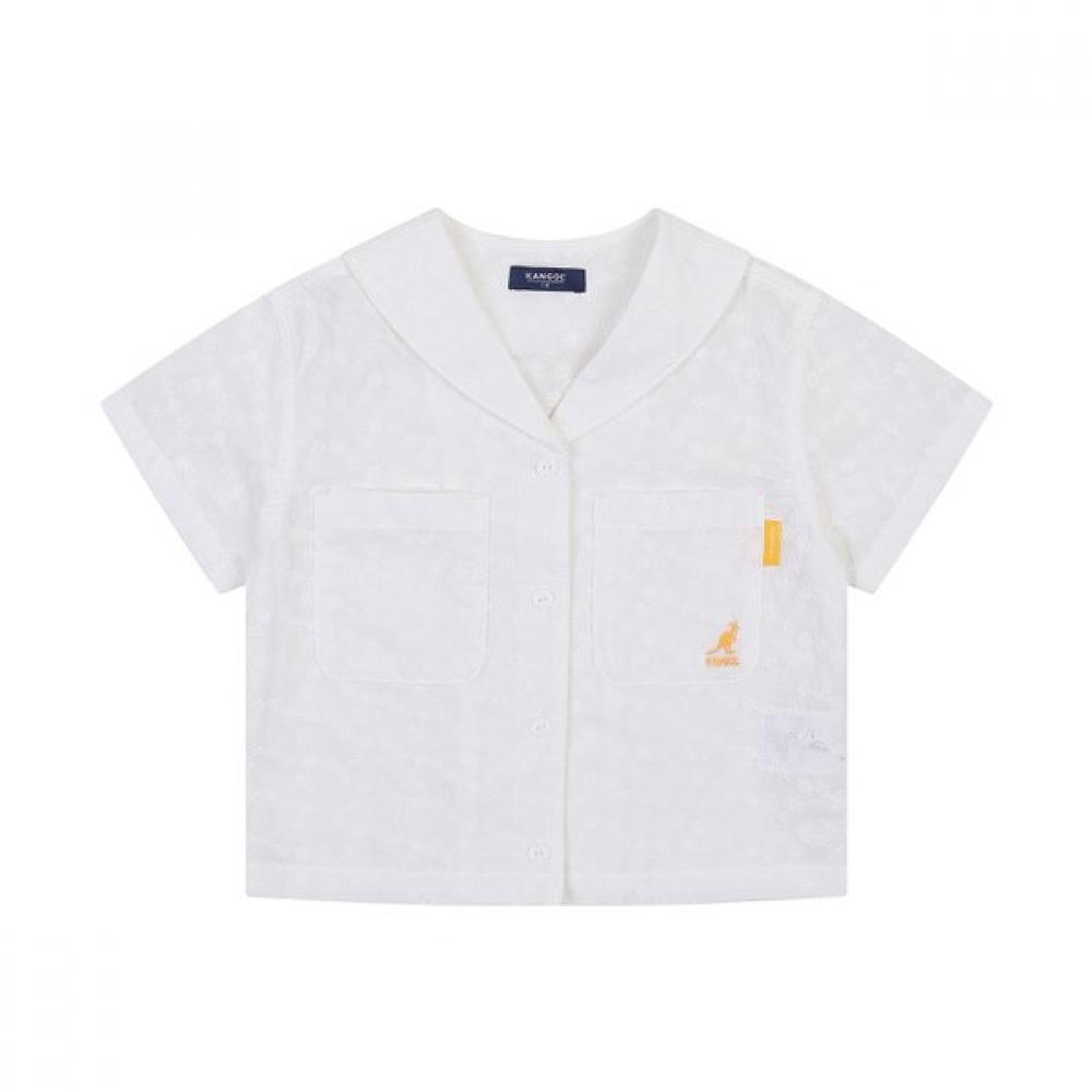 

Kangol Kids Eyelet Blouse White Rb 2334 white/145