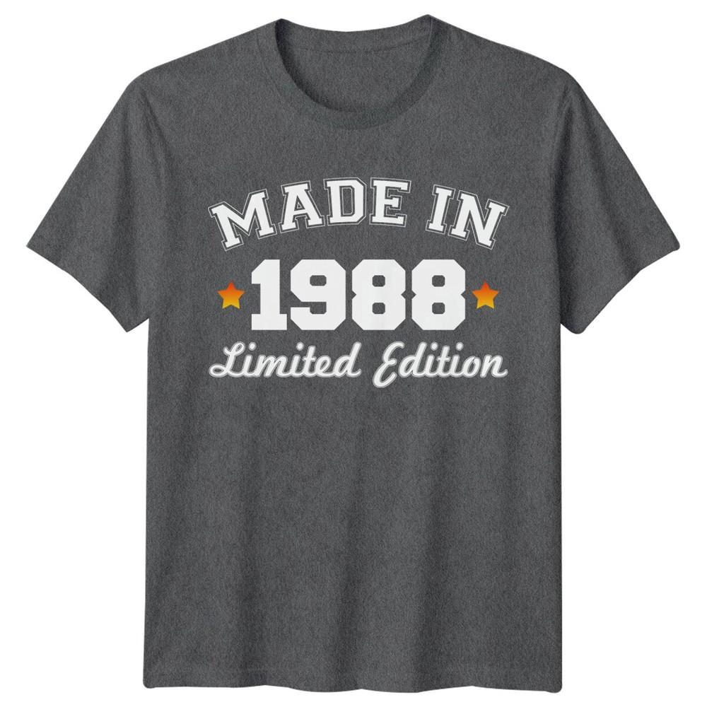 Made In 1988 Unisexs T Shirt 38th Birthday Gift Vintage thirtyeight