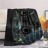 Alien and Supernatural Print Flannel Blanket,High quality Comfortable for All Seasons,Home Decor,Warmth and Comfort,Perfect for Christmas Gifts