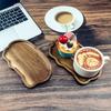 Japanese Style Storage Tray Irregular Cloud Shaped Wooden Tray For Bread Dessert Cake Coffee Tea Cup Household Organizer Plate