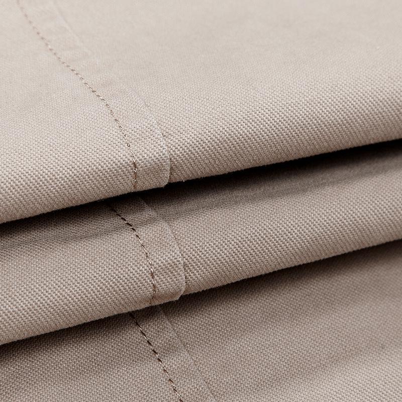 Men's Jacket Autumn Medium and Long Pure Cotton Casual Men's Large Size Coat