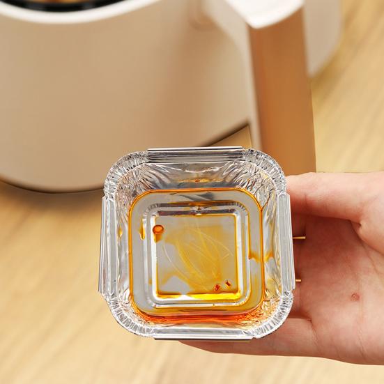 20Pcs Cupcake Cups Food Grade Non-Stick Eco-friendly Heat-Resistant Waterproof Aluminum Foil Cupcake Cups Baking Liners Home Supplies