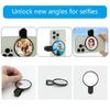 Smartphone Camera Mirror Reflection Clip Portable Mobile Phone Camera Mirror Clip Phone Rear Selfie Mirror Accessories
