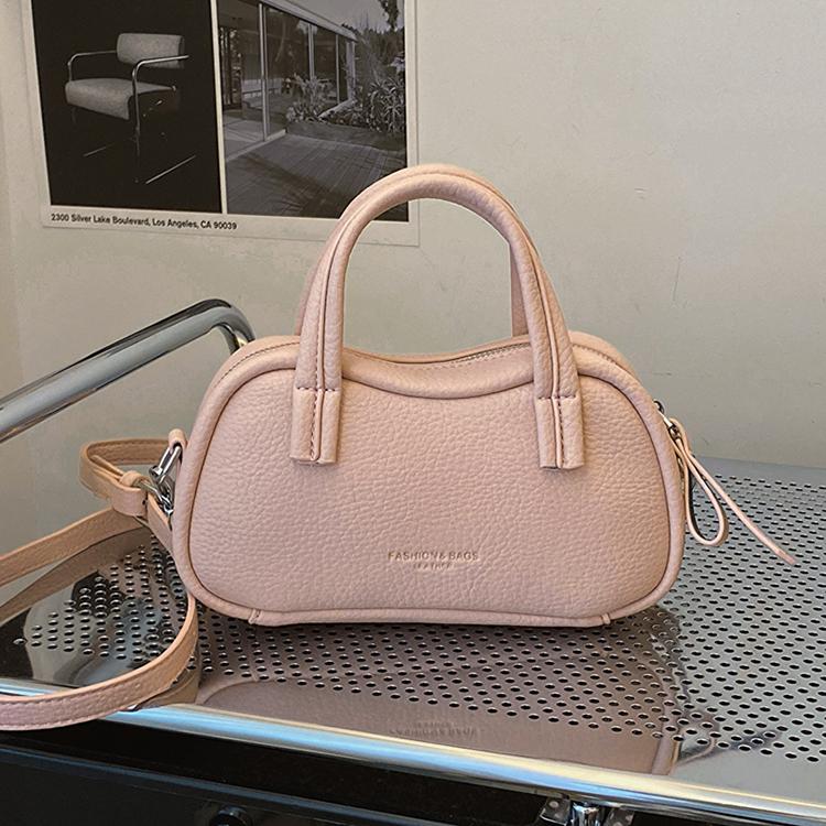 Versatile PU Leather Women's Bag Single Shoulder Crossbody Backpack Pendulum Shopping Bags Monochromatic New Trend