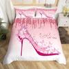 Bedding Set Digital Print Comfortable Duvet Cover for Home Bedroom Decoration, 1 Duvet Cover and 2pillowcase with Zippers