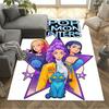 K-pop Demon Hunters Area Rug Suitable for Game Room Decorate room Dormitory Dining Room Anti-slip Rug Office home decor Gift for Festivals