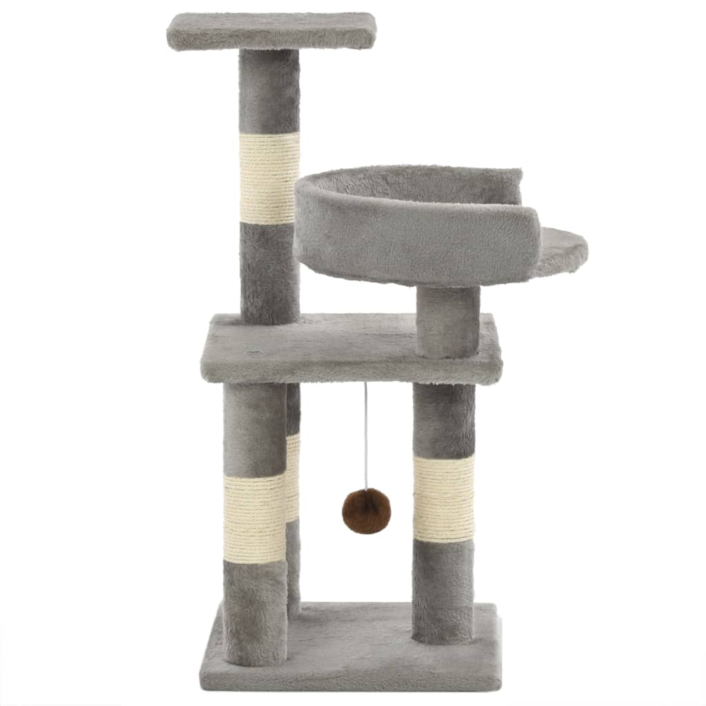Cat Scratching Post with Sisal Scratching Posts 65 cm Grey