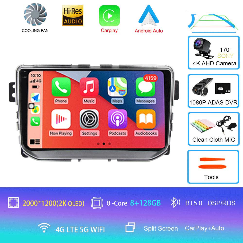 For Great Wall Haval Hover H2 2015-2020 Android 14 Car Radio Multimedia Video Player Navigation Stereo GPS Android Auto Carplay