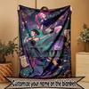 Custom Name Personalized Kpop Demon Hunter Print Blanket, Home Decor, Bedroom, Sofa, Camping, Couch, Gifts for Birthday Christmas