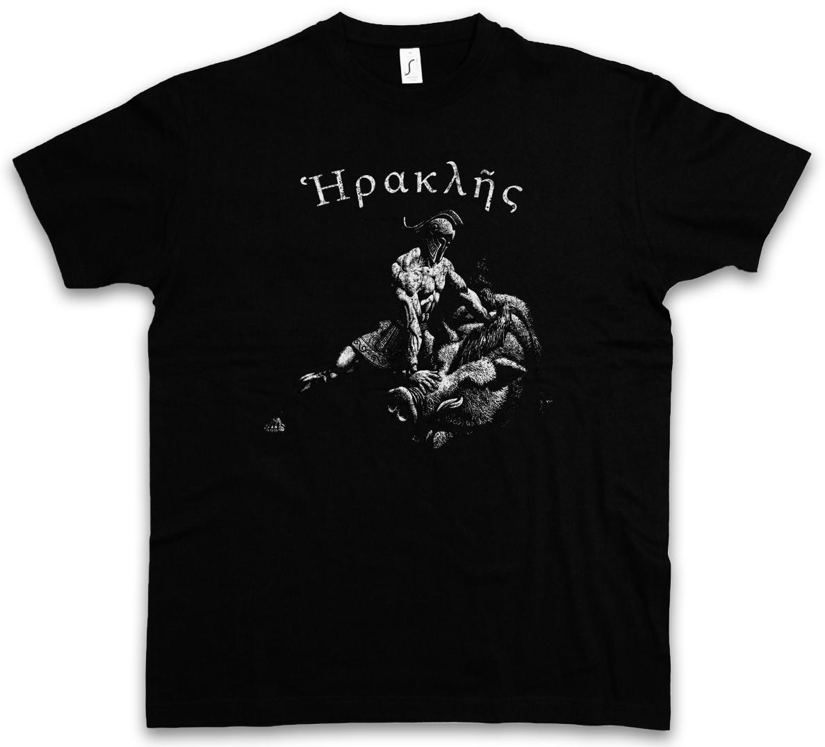 HERAKLES ERYMANTHIAN BOAR T-SHIRT Twelve labours Erymanthos Hercules Heracles S