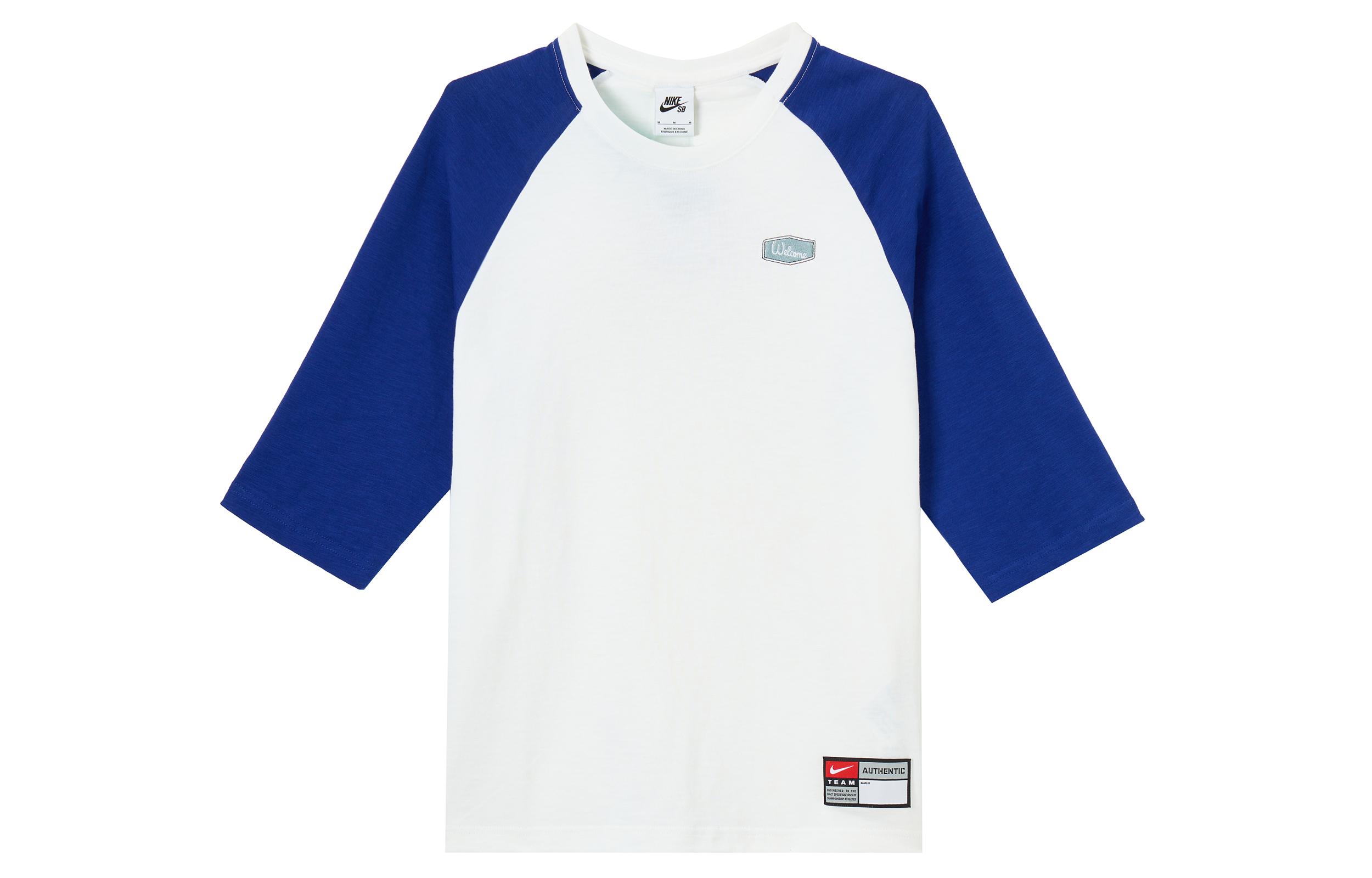 

Nike T Shirts Unisex White Crew Neck Moderate Straight Fit DQ6285-100 S