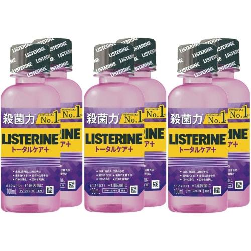 

LISTERINE Total Care Plus Mouthwash, Liquid Toothpaste, 100ml x 6 Bottles, Portable, Medicated, Clean Mint Flavor