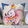 1Pc D-Dumbo Animated Character Pillow Case Square Pillow Bedroom Sofa Leisurecomfortcushioncar Living Room Home Decoration 40X40