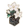 Trendy 2021 Alloy Flower Brooch: Creative Personalized Oil Drop Design