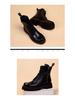 Men's 2024 Autumn British-Style Genuine Leather High-Top Work Boots