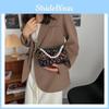 Trendy Korean Fashion Sequin Chain Shoulder Bag For Women 2024 Crossbody