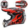 Lightweight Full Face Off-Road Helmet ATV Dirt Bike Mountain Cycling With 3 Accessory Kit