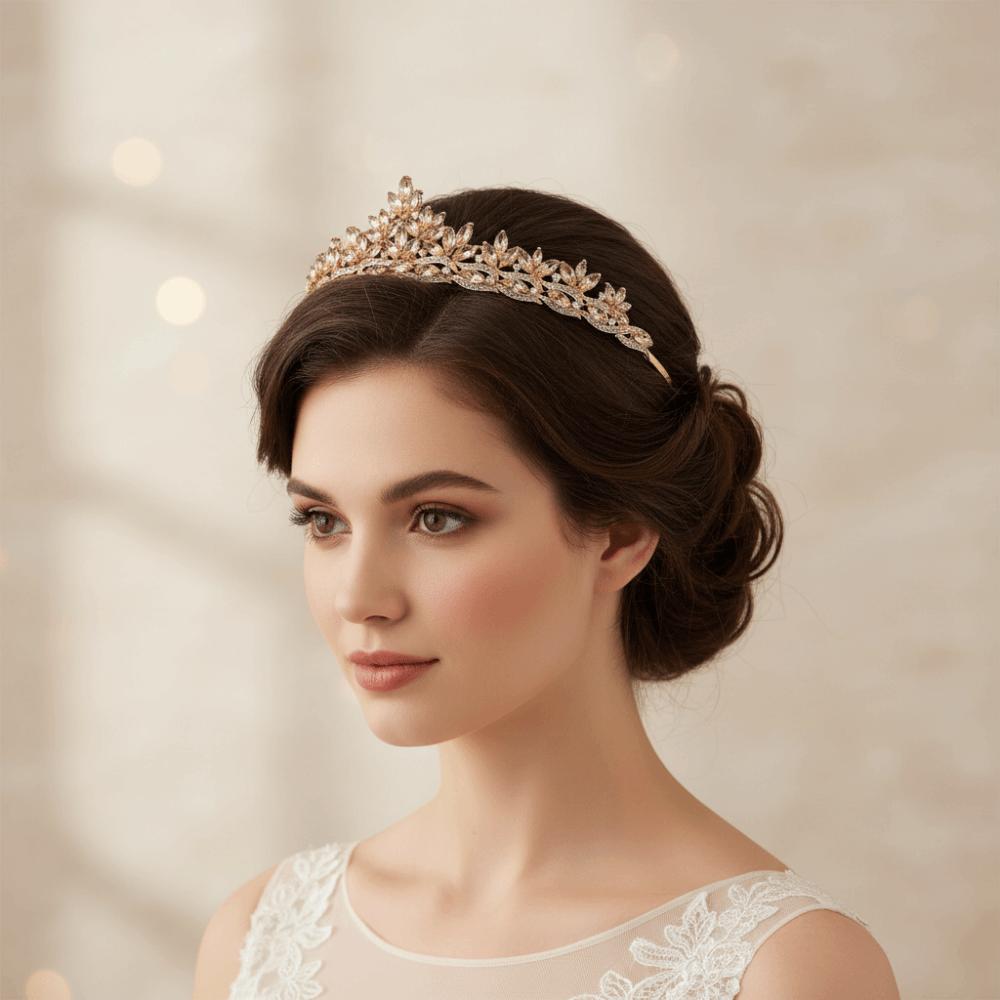 Gorgeous Baroque Queen Tiaras Sparkling Luxury Crystal Tiara Rhinestone Tiara Gorgeous Accessories