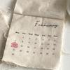 2026 Fabric Wall Calendar Durable Tapestry Family Holiday Planner For Home Office Decor With Holiday Highlights