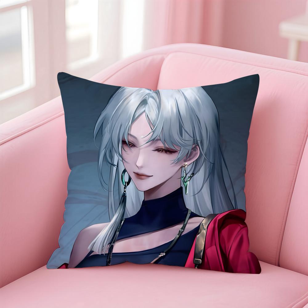 Game anime P-Path to N-Nowhere Cushion Cover Comfortable Reversible Pillow Cover Ideal for Car Sofa Bedroom & Beyond