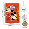 DIY Diamond Painting Minnie Mickey's Headshot Cross Stitch Kit Mosaic Art Diamond Painting Full Circle Diamond Home Decoration