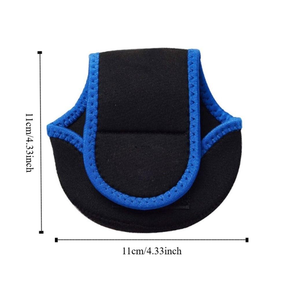 2PCS Neoprene Fishing Reel Bag Anti-Collision Soft Baitcast Reel Cover Breathable Fishing Reel Protective Case Outdoor Fishing