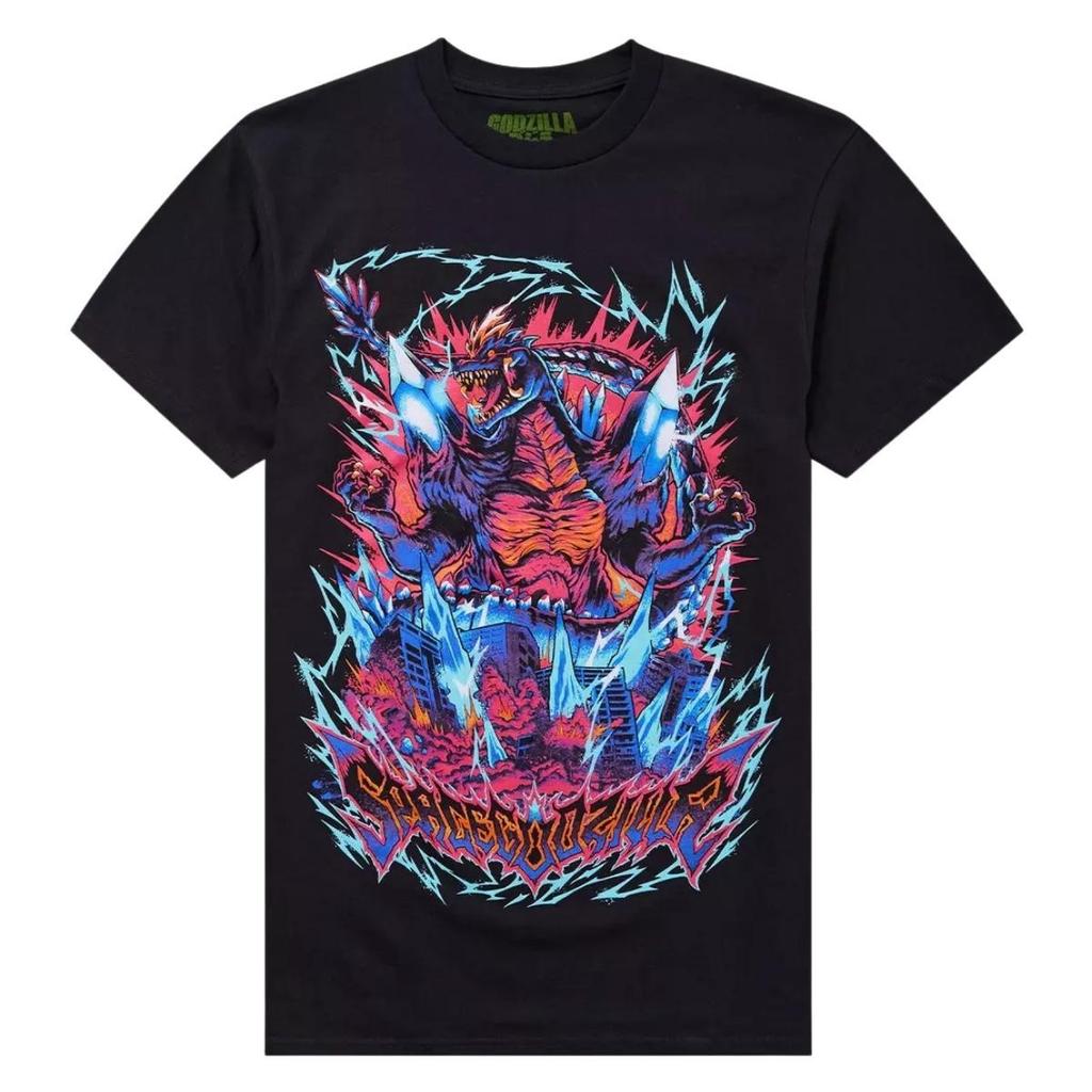 SpaceGodzilla T-Shirt Retro Kaiju Monster Graphic Tee Vintage 90s