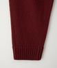 Sseomweeobeoteo Casual Wave Logo Knit - Burgundy