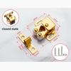 Press The Home Wardrobe Door Buckle Touch The Bead Magnetic Dual Wheel Spring Fixed Lock Buckle Low Foot Cabinet Door Buckle